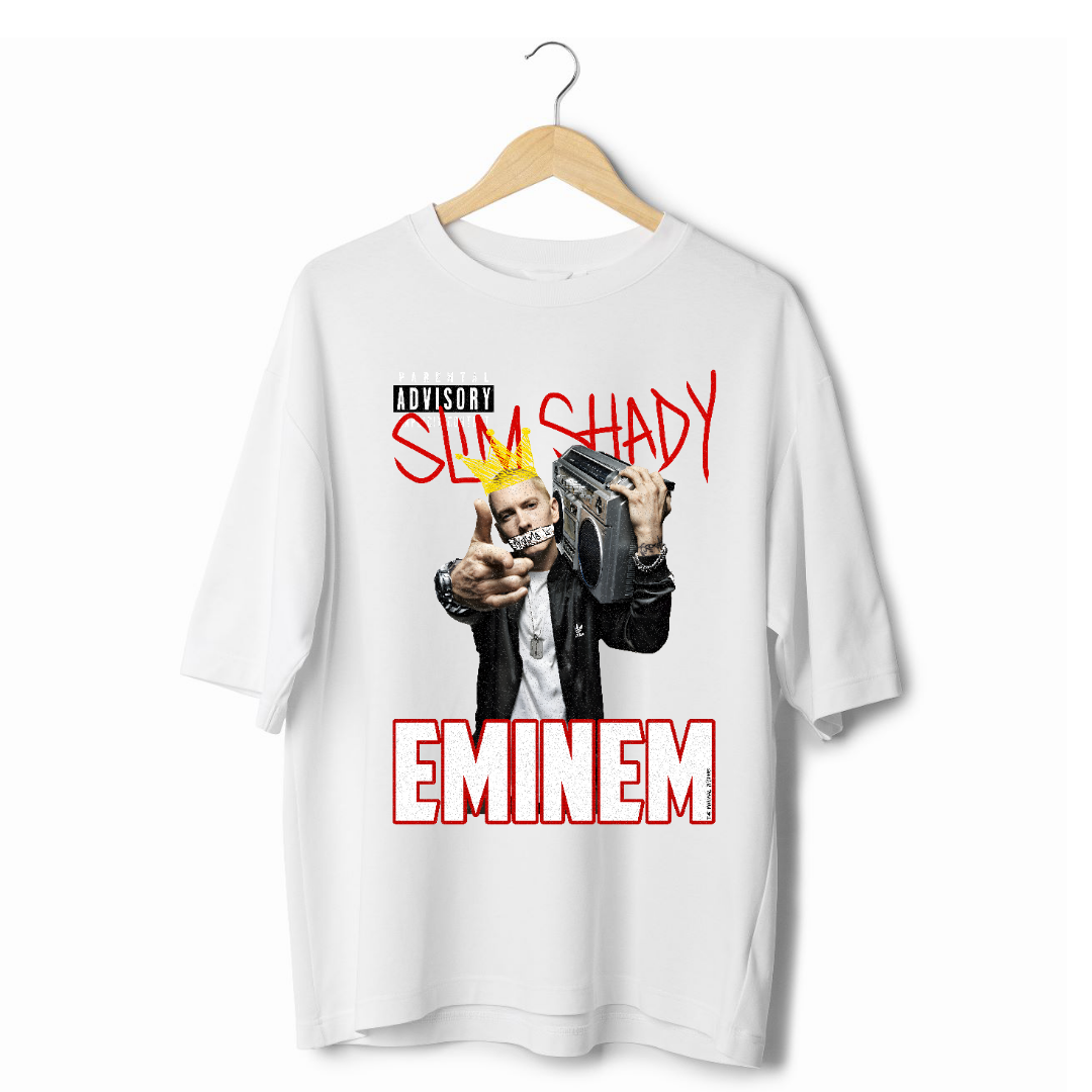 Eminem Half Sleeve Graphic T-Shirt