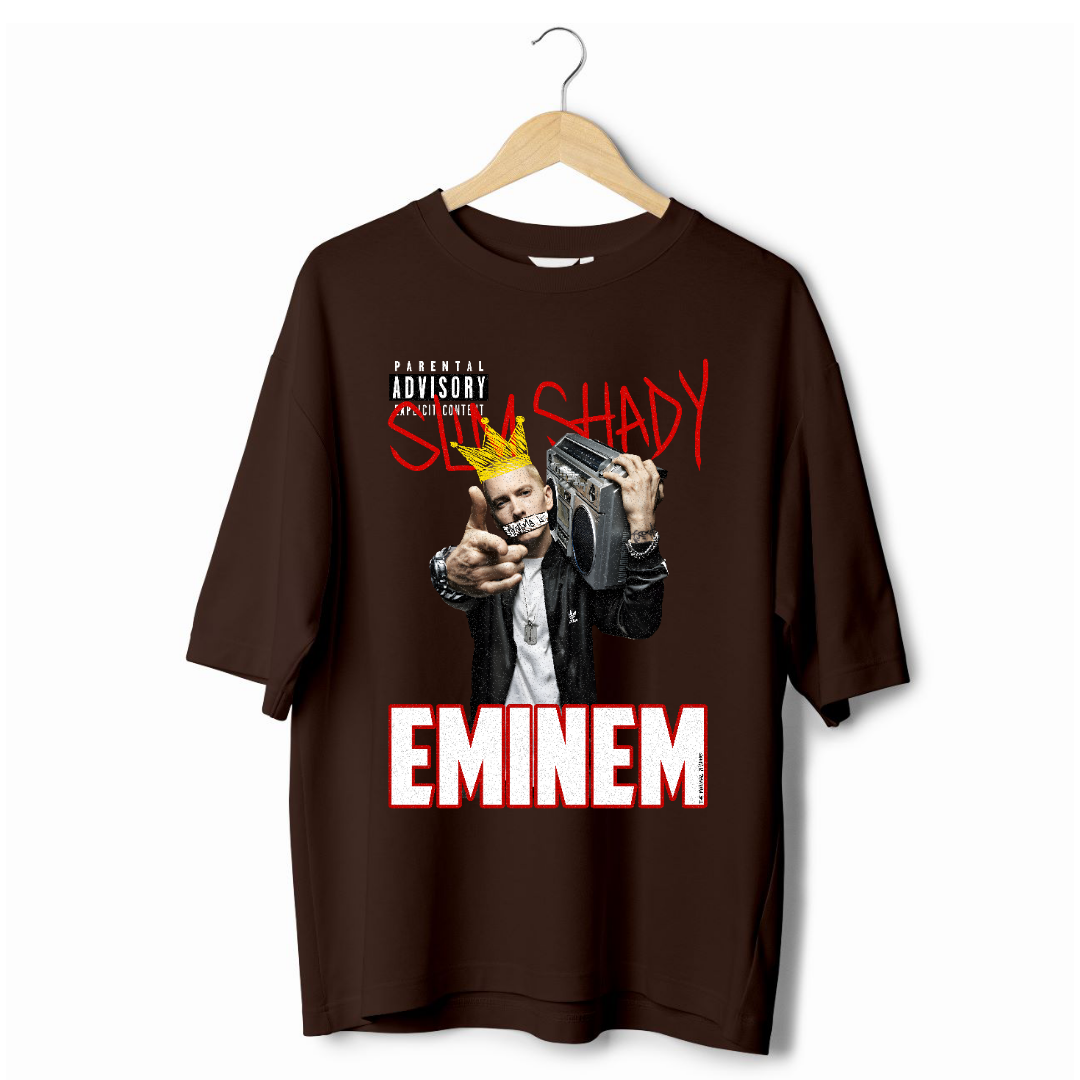 Eminem Half Sleeve Graphic T-Shirt